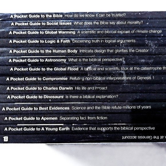 Answers in Genesis Biblical Scientific Pocket Guide Set ~ 14 Topics ~ NEW-SEALED - Picture 5 of 14